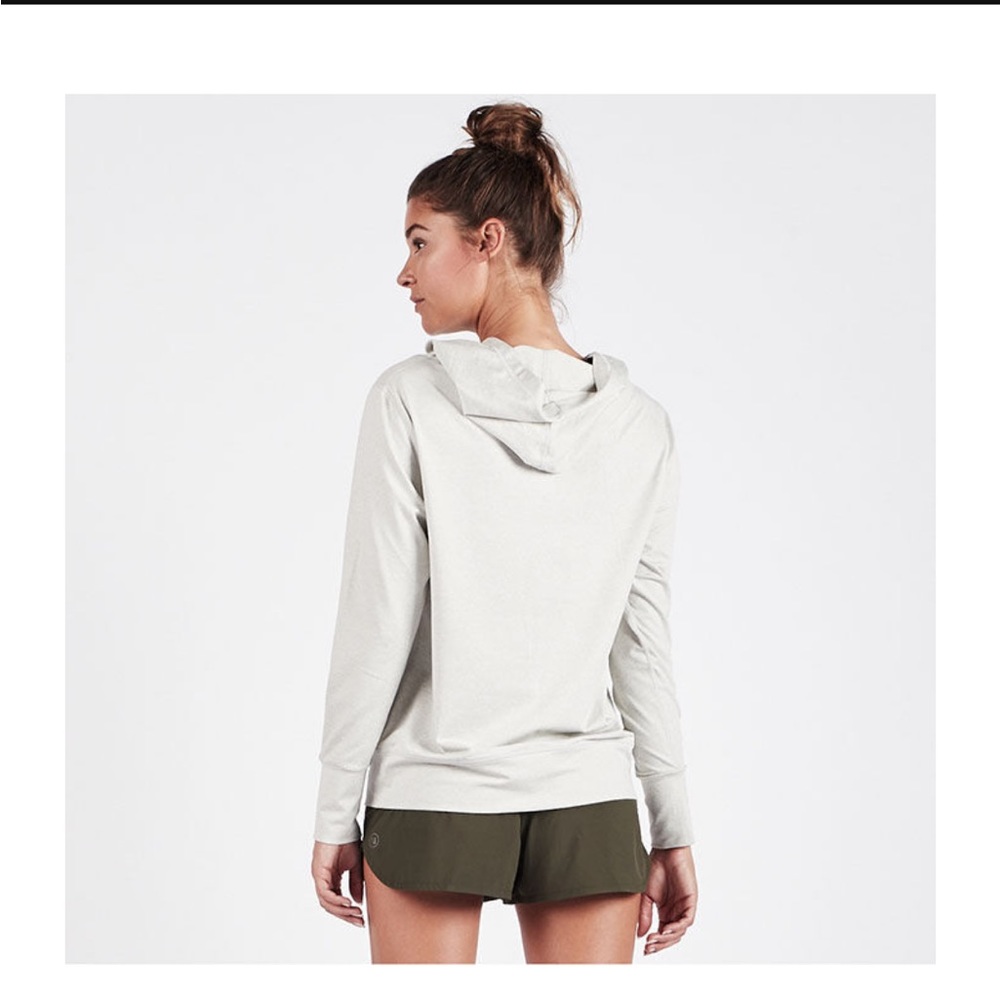 Vuori Light Gray Hoodie